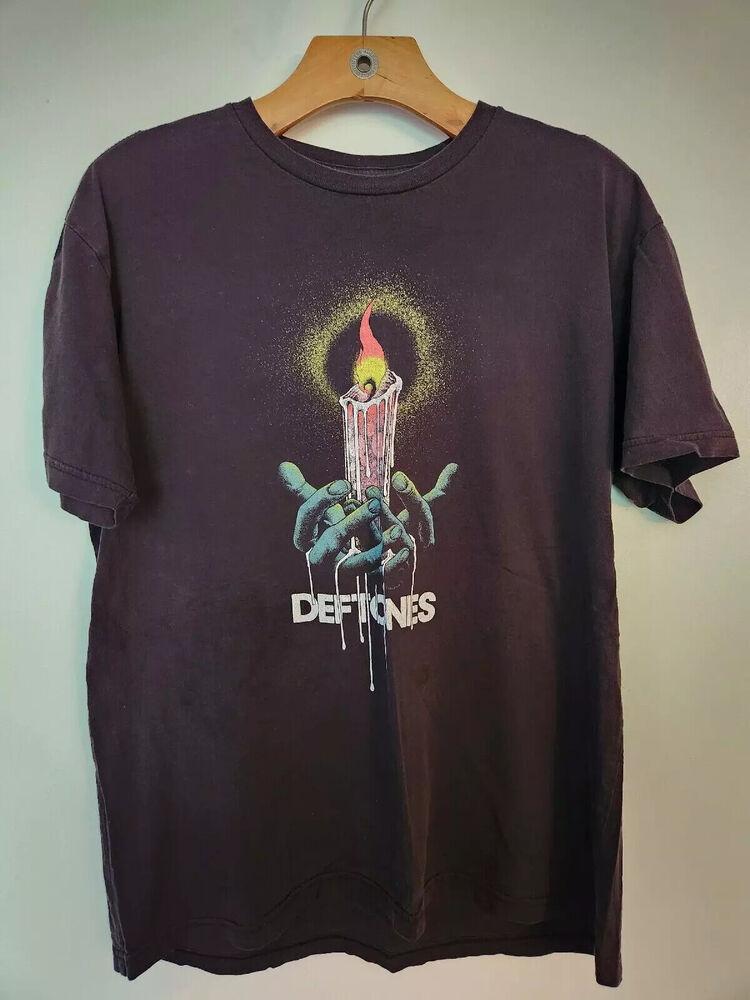 Candle Hands Deftones Band Retro Vintage T-Shirt S-5XL Unisex T-Shirt