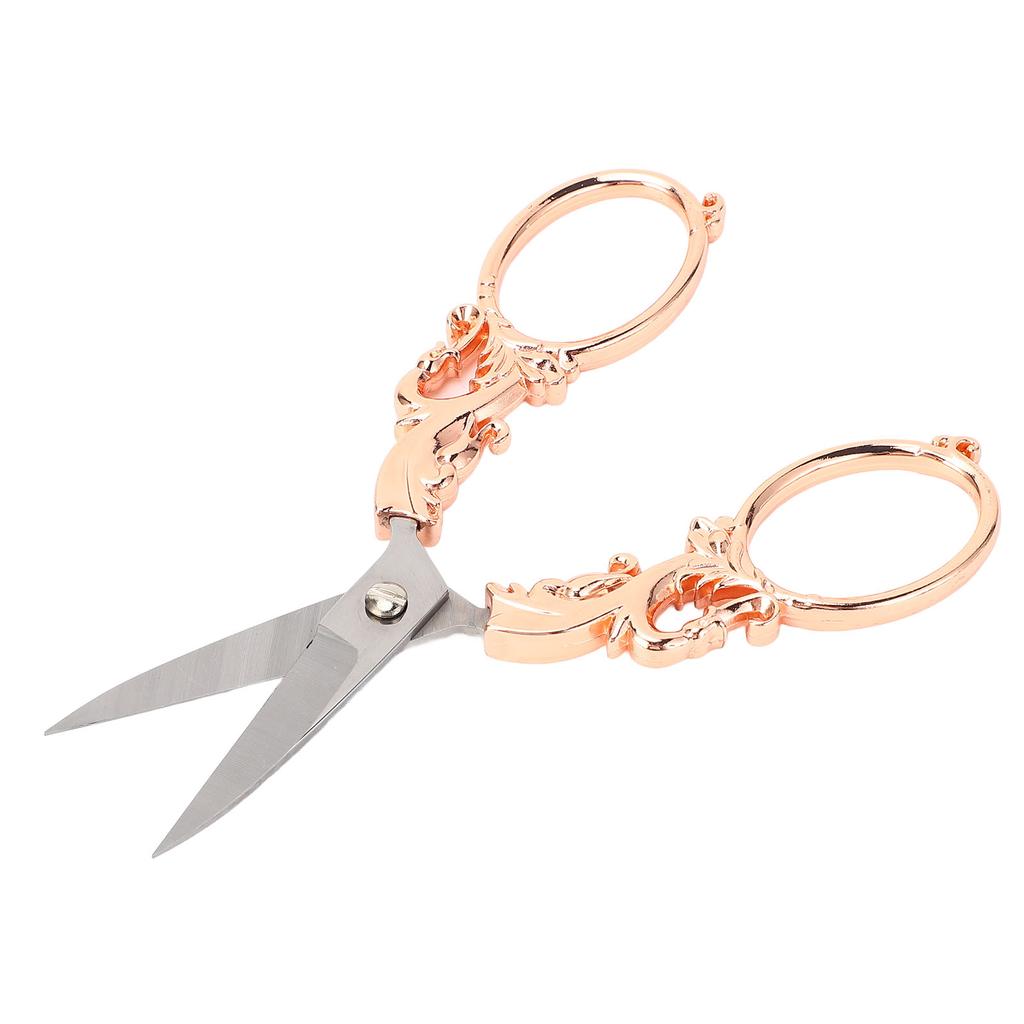 Sewing Embroidery Scissors Multifunctional Vintage European Stainless Steel Stitch Scissors