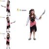Encantador Traje de Pirata Para Meninas Em Cores Vibrantes Perfeito Para Apresentações de Palco e Diversão de Halloween