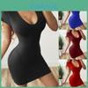 Sexy Womens Bodycon Short Sleeve Party Cocktail Evening Club Summer Mini Dress