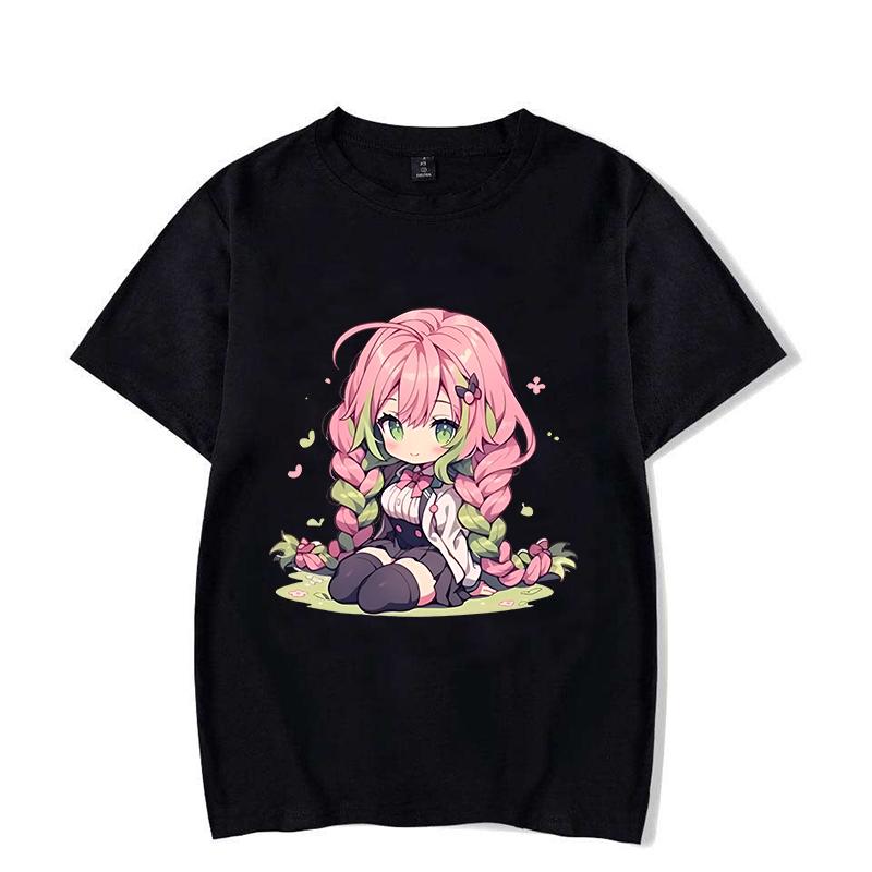 Maglietta Grafica Anime Calda Stampa 3d Moda Donna Magliette Y2k Magliette a Maniche Corte Magliette Carine Estive Top Taglie Forti