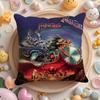 J-Judas P-Priest Cushion Cover Home & Car Multi-Scene Pillow Cover - Reversible, Soft & Durable for Daily Use
