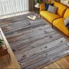 Houten planken Kristalfluweel stoelmat Vloerkleed - Antislip, Vloermat, Kantoorbureau Stoelkleden, Slaapkamer Decoratie. Kerstcadeau-1106038