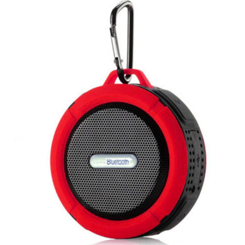 C6 Vodotesná prísavka reproduktora Mini Stereofónny reproduktor kompatibilný s Bluetooth Mini Outdoor Sports Mini
