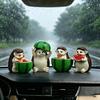 4 Pcs Mini Hedgehog Figurine Cute Watermelon Hedgehog Ornament Collectible Miniature Animal Figures for DIY Fairy Garden Cake Toppers Moss Landscape