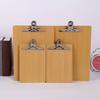 A4 A5 Wooden Clipboard Folder Paper Ticket Bills Document File Clip WordPad Office School Writing Board Clamp Holder Stationery
