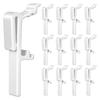 12/24Pcs Dust Cover Valance Clip Window Vertical Blind Retainer Clip Curtain Rails Mounting Clamp for Home and Office