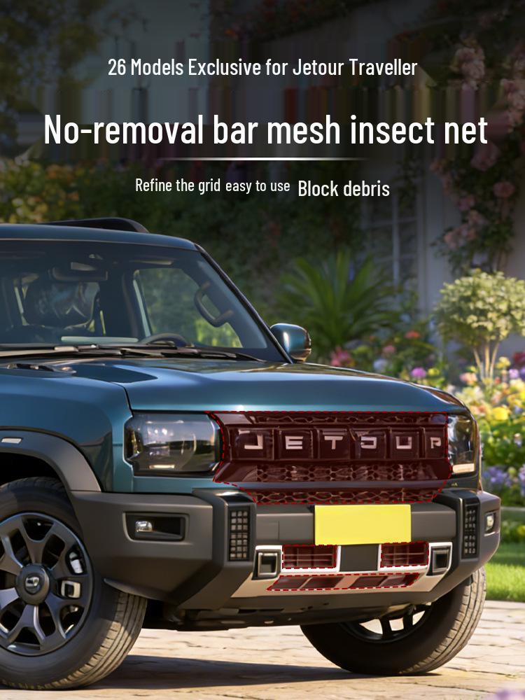 Jetour Traveler Insect Net Grille & Radiator Protection Cover for 26 Models