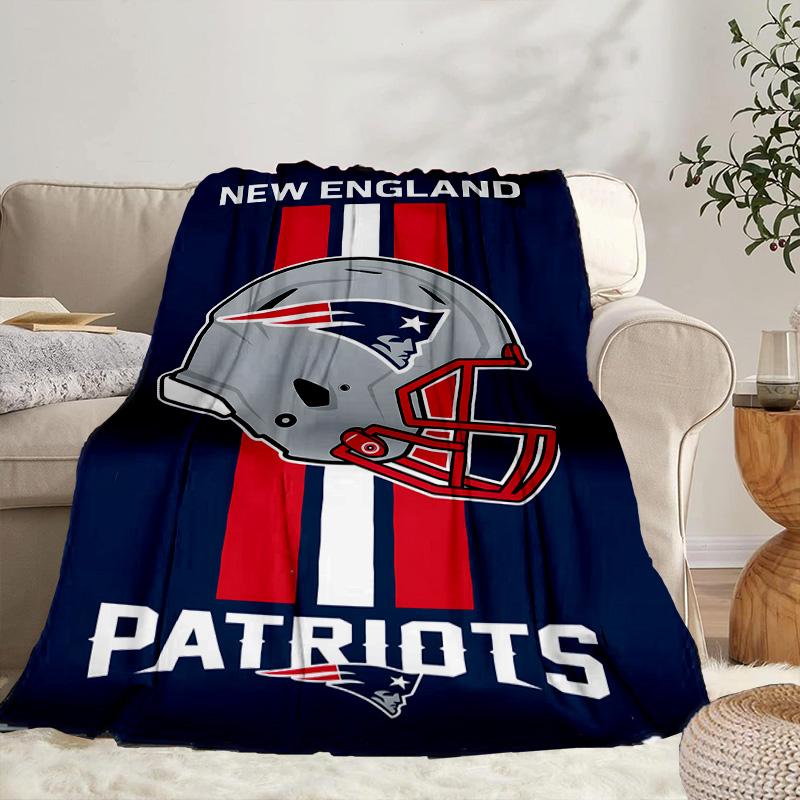 Abbigliamento New England Patriots Coperta Portatile/Coperta Morbida Coperta per Letto Adatta per Viaggi Campeggio Soggiorni Uffici Divani Regali per Fan