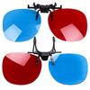 Clip-On 3D-Brille Rot Blau 3D-Brille 3D-Film-Spiel-Brille Anti-Polarisation