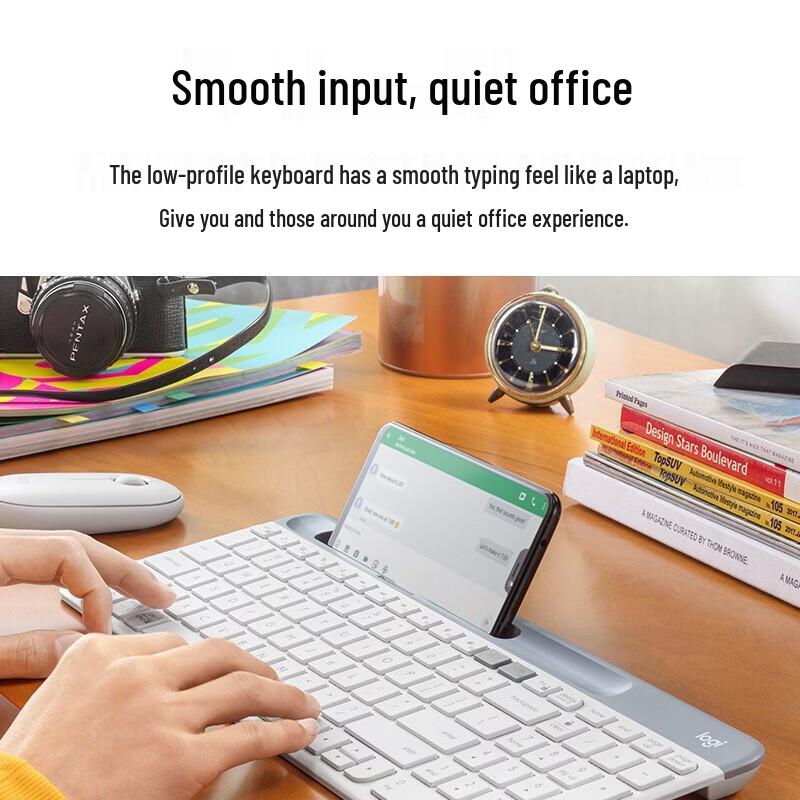Logitech K580 Slim Multi-Device Drahtlose Tastatur