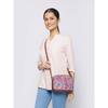 Handmade Vegan Leather Women's Sling Cross-Body Bags With Adjustable Shoulder Strap