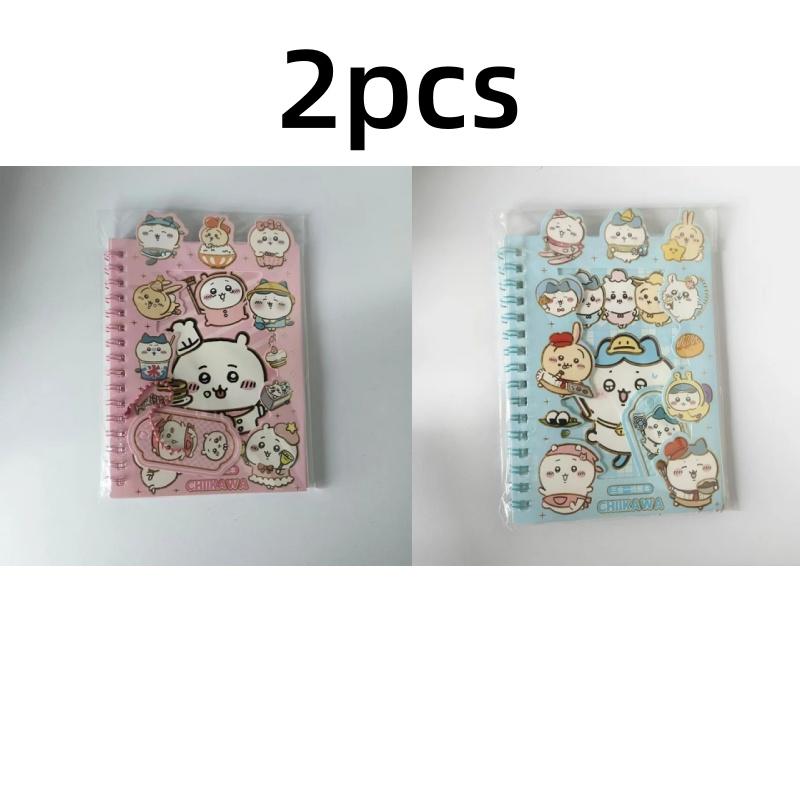 Chiikawa Cute Sticker Notebook 3-In-1 Cartoon High-Quality Stickers Journal Planner With Fun Stickers For Fun Diy Stationery