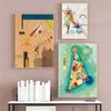 Affiche Abstraite Œuvre Géométrique de Wassily Kandinsky Peinture sur Toile et Art Mural Peinture Décoration Moderne de Salon Maison Sans Cadre