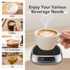 Portable Electric Beverage Warmer with Advanced Temperature Control Heating Pad Automatic Shut Off Desk Mug Heater