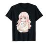 Anime Girl Cat Anime Goods Japan Kawaii Cat Lover T-shirt