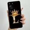 For Huawei P60 / P60 Pro / P60 Art Crown Letter Couple Phone Case HuaweiP60 P60Pro P60Art Soft Silicone TPU Protective Casing