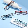 New Progressive Multifocal Presbyopia Glasses Hd Anti-Blue Light Reading Glasses Neutral Fashion Presbyopia Glasses +3.0+3.5+4.0
