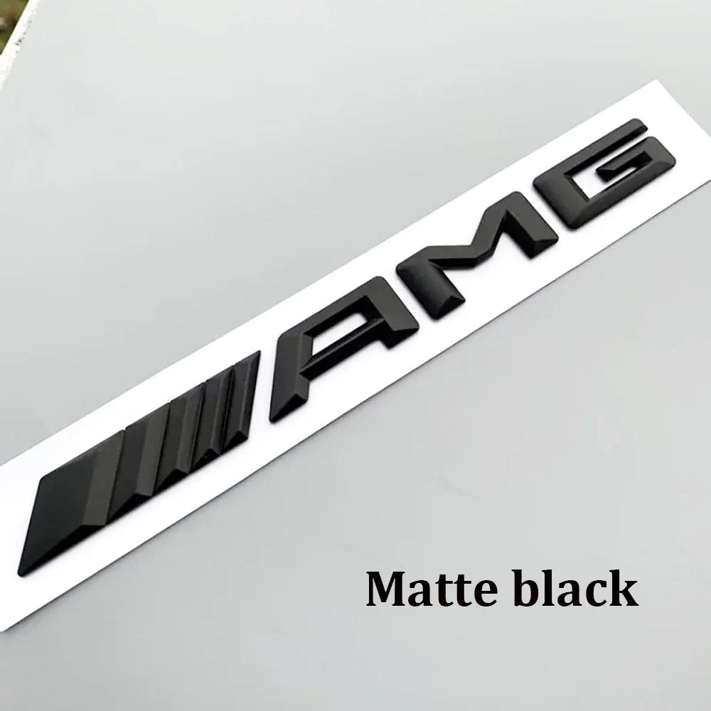 1pcs 3D Car Rear Trunk Emblem Decal Letters Sticker Mercedes Benz AMG A B C E G CLA W211 W203 W204 W210 W124 Accessories AE1