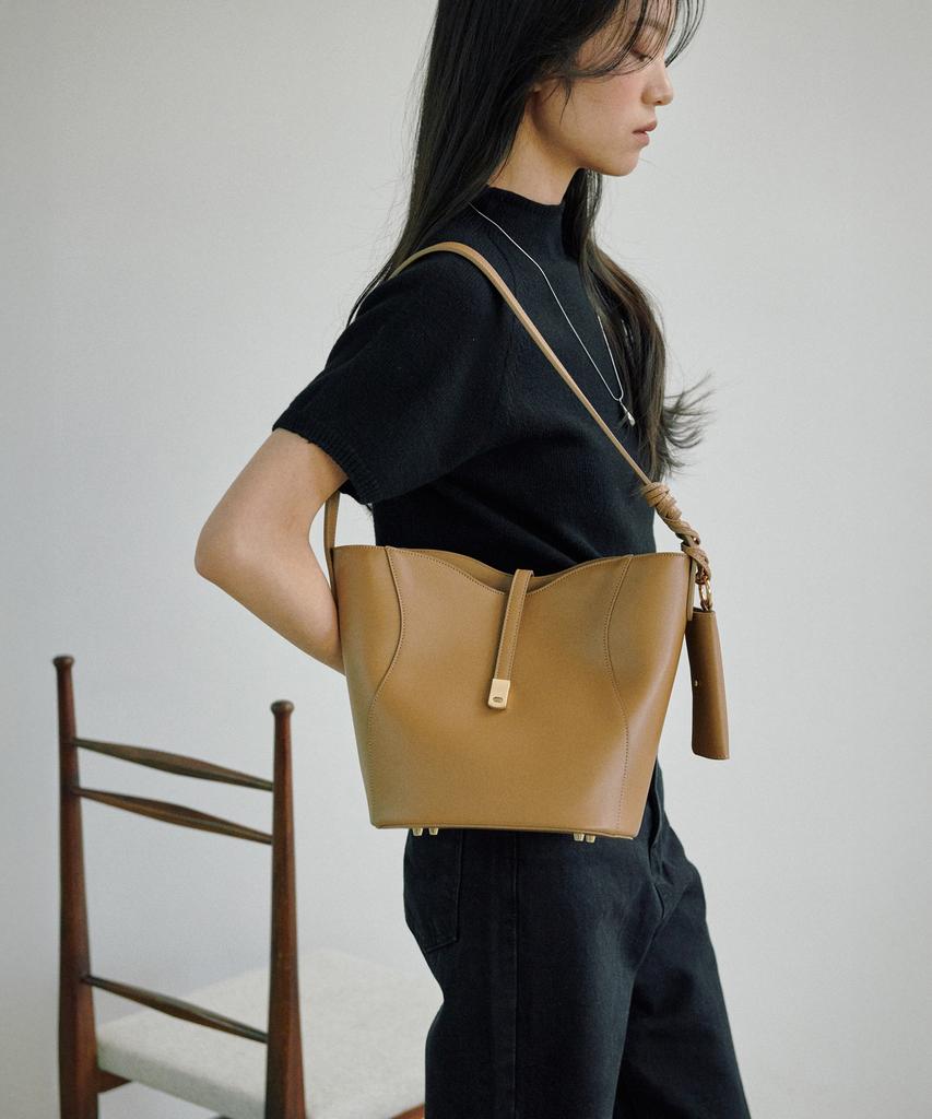 Bemymood Road Basket Bag - Beige