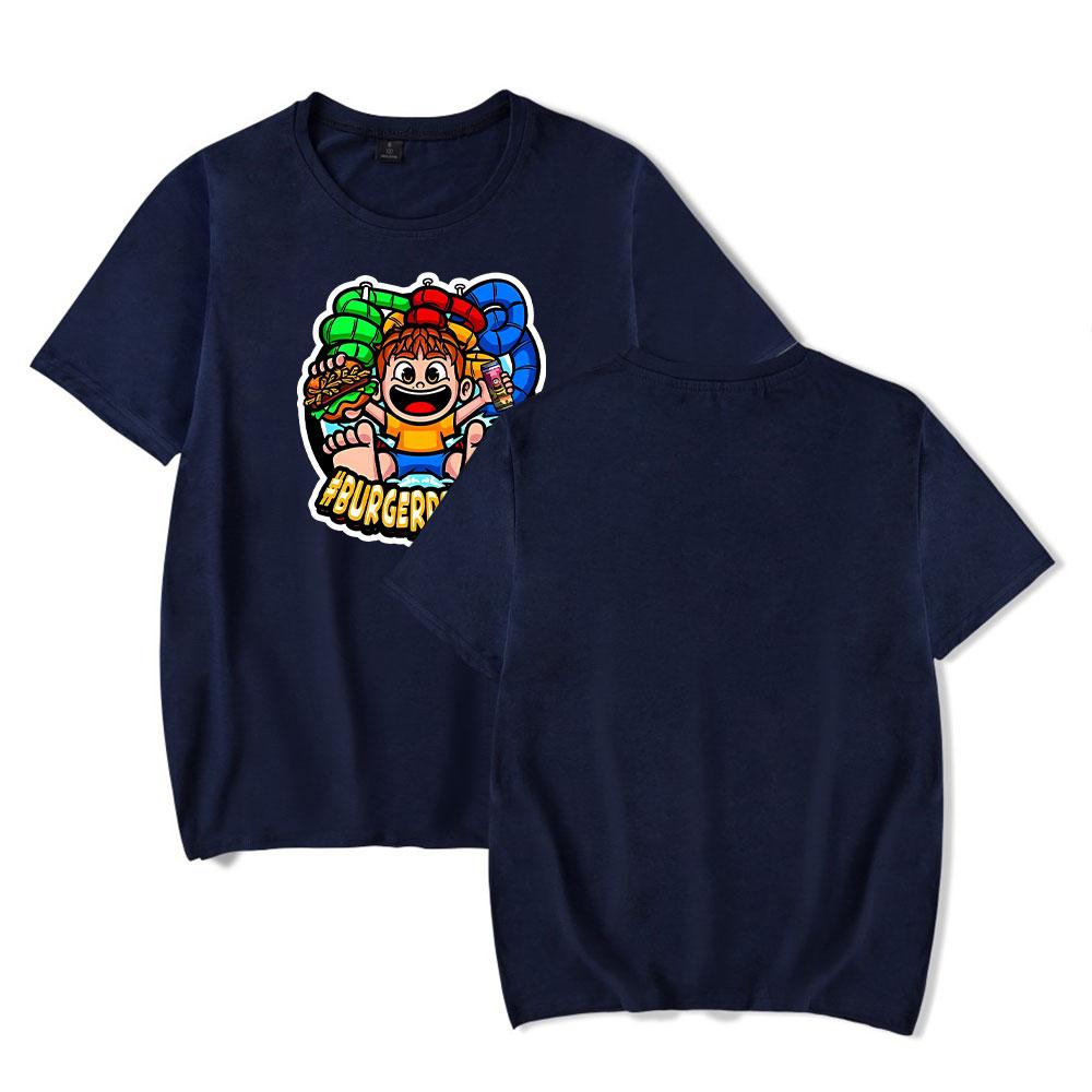 Fashion Summer Women Men's Short Sleeve Tshirt Burgerpommes ICrimax Fitness Clothing New Men Tee Shirt Cosplay T-Shirt