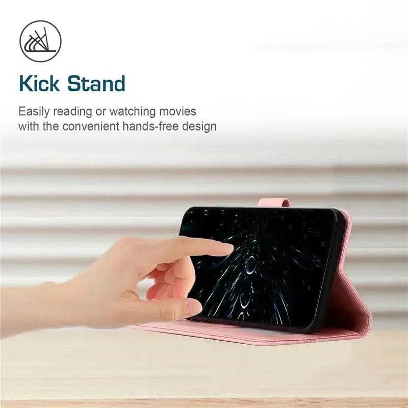 Leather Flip S25FE S25E Case On For Samsung Galaxy S25 FE S24 Ultra S23 Edge S22 Plus 5G Magnetic Cases Stand Wallet Phone Cover