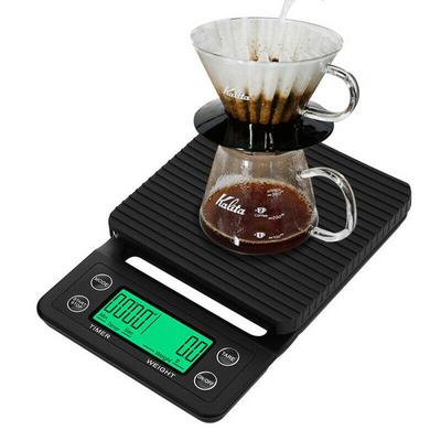 Cantar de cafea cu picurare de uz casnic cu temporizator 0,1 g Cantar electronic de inalta precizie Cantar digital pentru mancare de bucatarie Balanta de greutate LCD