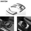 Car Styling ABS Multimedia Buttons Decoration Trim For BMW F10 F20 F30 X3 X5 X7