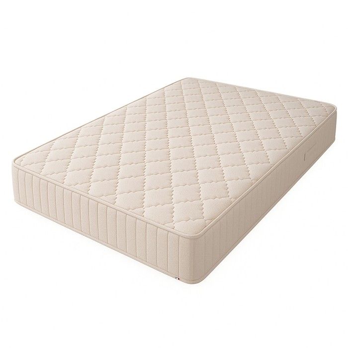 Mattress 140x200 - KING OF DREAMS - Fireproof Fabric - Very Firm Support - Memory Foam - H: 25CM