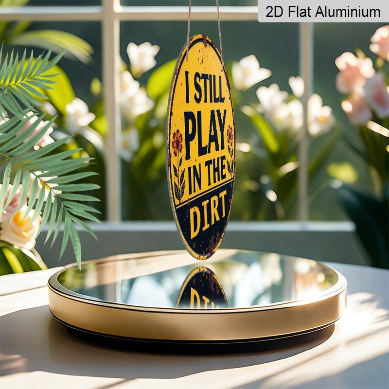 2D Flat Aluminum Sign Featuring A Humorous Design In Yellow and Black, Measuring 7.87 X 7.87 Inches. Perfect for Home Decor, Bedroom Decor, Bars