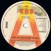 7inch Record SINE - Just Let Me Do My Thing SCBS6351PROMO CBS 1978 UK Soul/Funk Used