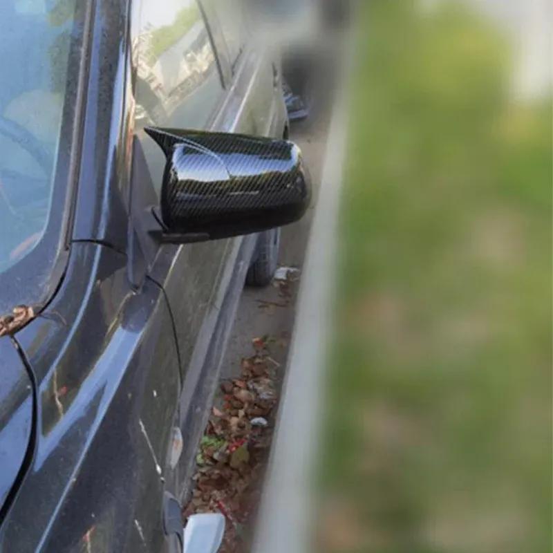 For For Mitsubishi Lancer X 10 EX EVO 2008-2016 Car Sticker Rearview Side Mirror Cover Wing Cap Exterior Rear View Case Trim