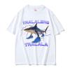 Funny Running Tralalero Tralala Shark Meme T Shirts Men Women Summer ONeck Fashion Retro Cotton Short Sleeve Tshirt Streetwear