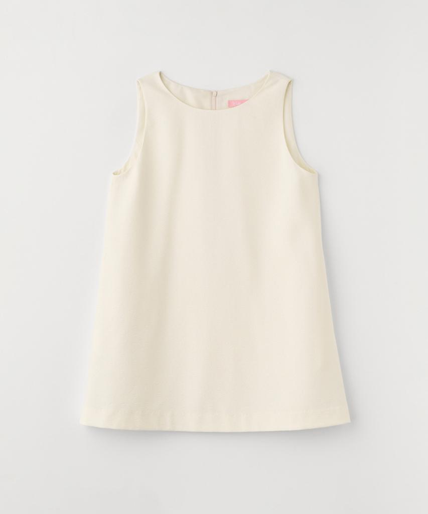 Selliteiljeu Boat Neck Flared Mini Dress_Ivory
