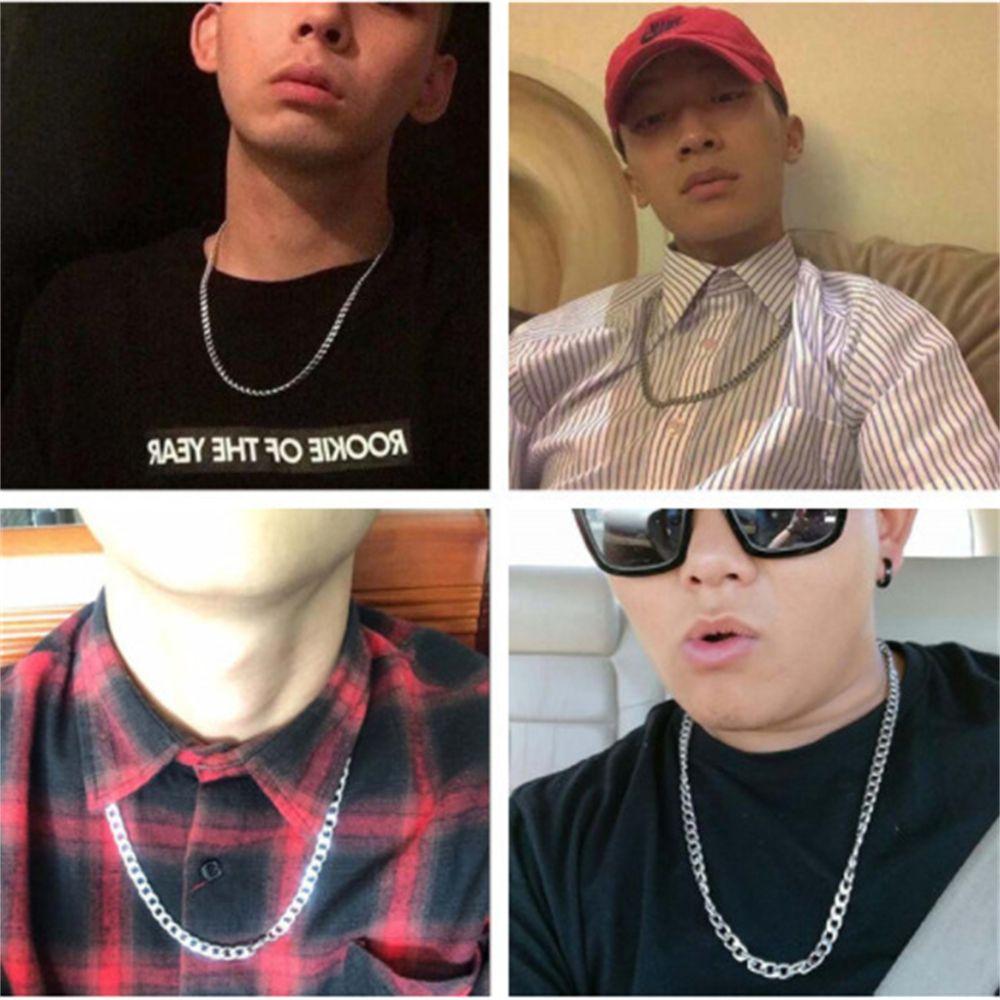 Party Jewelry Titanium Steel Gothic Chunky Chain Hip Hop Chain Necklace Pendant Punk Choker Hip Hop