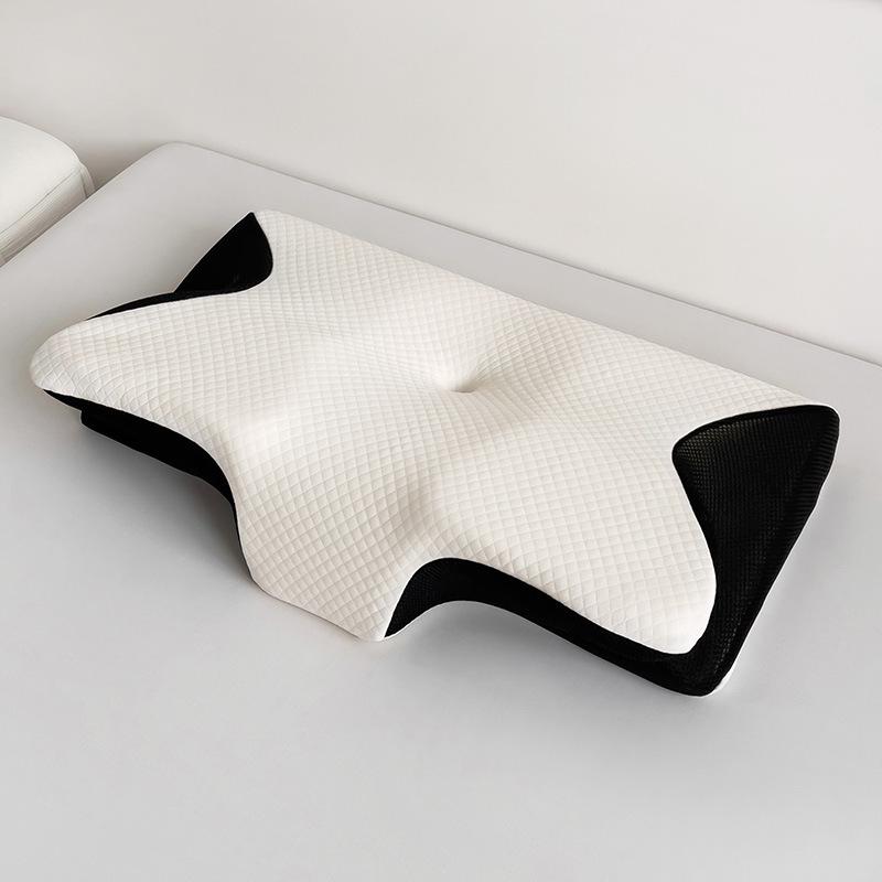 Breathable Memory Foam Butterfly Pillow for Neck Support and Cervical Correction