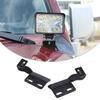 Hood Ditch Hinges Cube LED Light Pods Mount Bracket For Toyota FJ Curiser 07-21