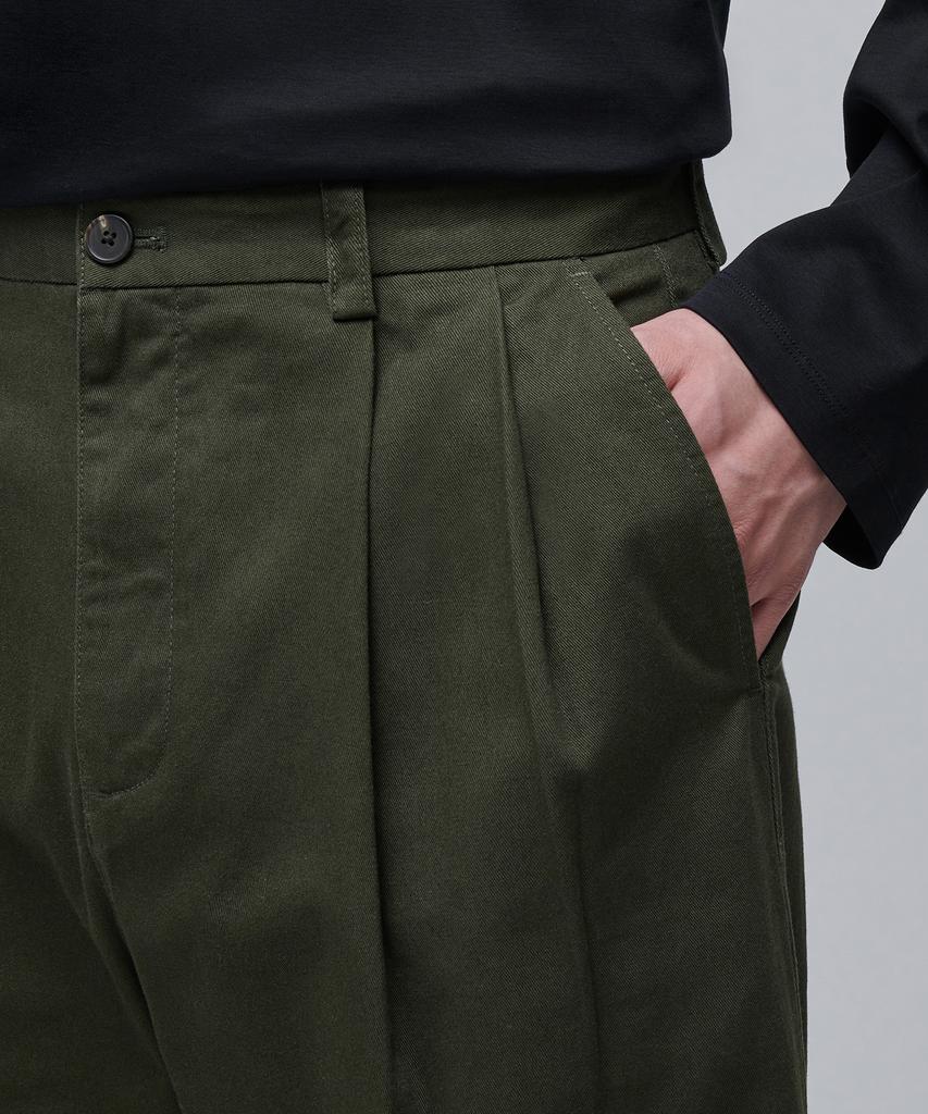 Musinsa Standard Two-Tuck Wide Chino Pants [Khaki]
