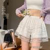 Women’s Breathable Lace Safety Shorts - Spring, Anti-Exposure, No Roll-Up Edge, Loose Fit Pumpkin Pants