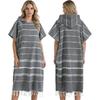1 Stück Baumwoll-Türkischer Handtuch-Poncho Surf-Poncho Umkleidehandtücher Tragbares Handtuch Mit Kapuze Badeschürze Mit Tasche Strandabdeckung Badetuch Für Erwachsenen Mann