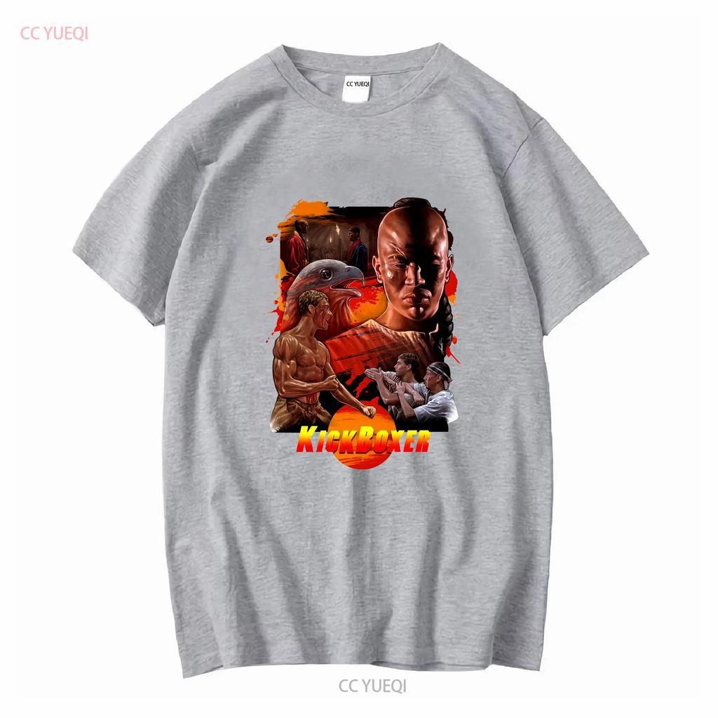 SALE Jean Claude Van Damme KickBoxer Movie T Shirt Heavy Cotton vintage Washed Breathable homme streetwear Slightly vintage