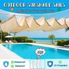 UV Protection Wave Retractable Sun Shade Canopy Heavy Duty Shade Cover  Pergola Frame