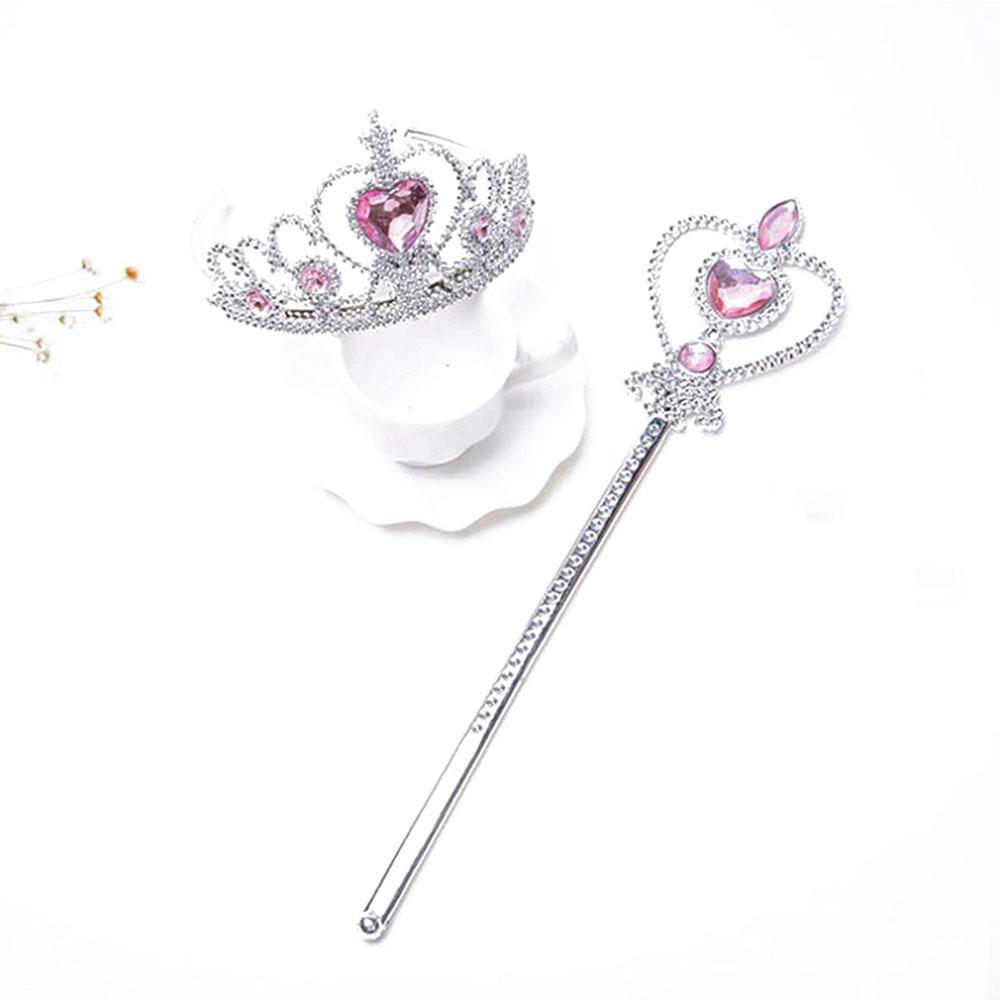 Crown Heart-Shaped Magic Wands Headwear Fashion Accessories Hair Styling Accessories Kids Toy