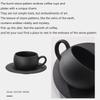 280ML Rock Sand Keramische Koffiekop Set Japanse Stijl Exquise Middag Bloementhee Kop Hotel Upscale Restaurant Koffiekop