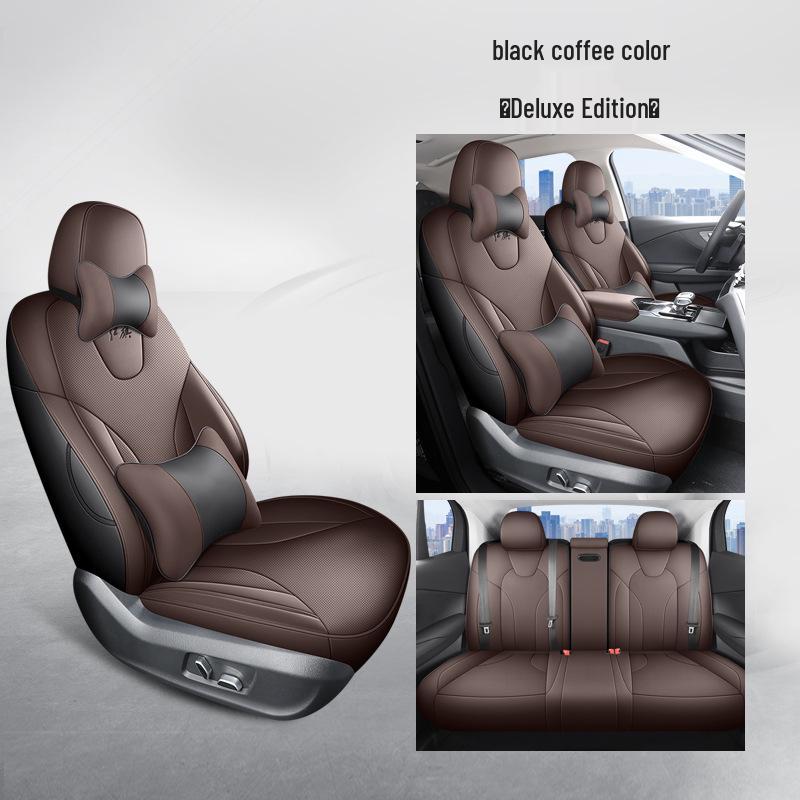 Neues Modell Vollleder Autositzkissen für Hongqi EQM5 - Universelle Passform, Ganzjahresnutzung, Fünfsitzer