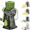 Rotary Cheese Grater 4 In 1 Hand Crank Food Grating for Kitchen with Suction & 4