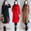 Woolen Coat Coat Women's New Coat 2025 Spring and Autumn Medium and Long Large Size Woolen Korean Version Loose Woolen Coat