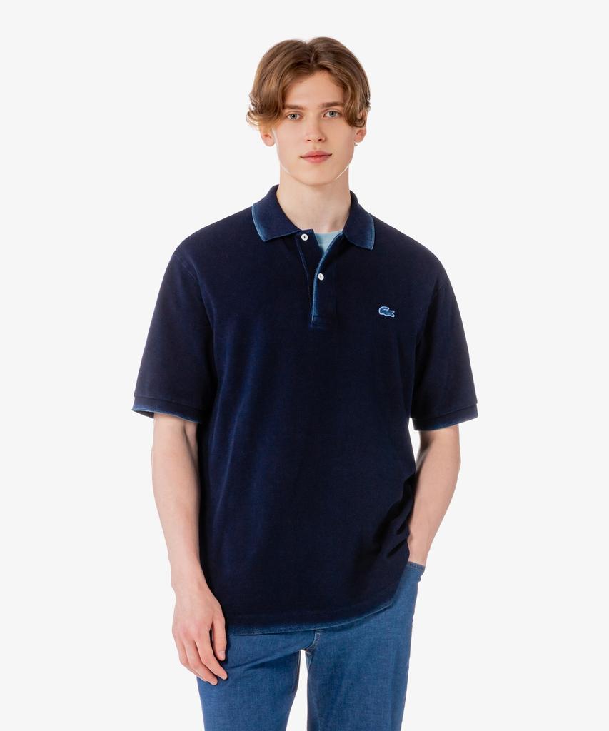 LACOSTE Men'S Jp Indigo Short Sleeve Polo Shirt Ph9428-56G 3Gf
