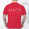 Heartbeat Scuba Diver Scuba Diving Funny Mens Tshirts Summer Short Sleeve Tee Shirts Fashion Casual Tops Men Male Clothing