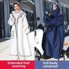 Adult Raincoat, Long, Soft and Lightweight All Over the Body, Outdoor Universal, Full Body Integrated Rainstorm Protection